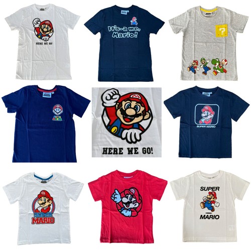 Boys girls super mario shirt - super,