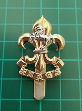 The Kings Regiment Anodised Cap Badge BB-53