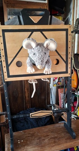 Vintage wooden head - "head, chopper"