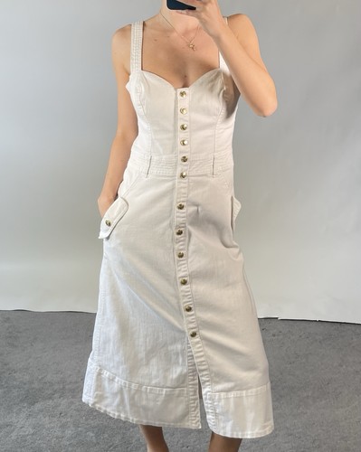 Temperley uk10 dress white - uk10,