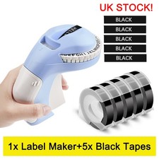 Dymo Omega Embossing Label Maker with 5PK Label Tapes 9mm Dymo Junior Embosser
