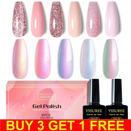 6pcs nail gel - 6pcs, soak