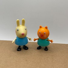 Peppa Pig Rebecca Rabbit and Candy Cat figures Combi P&P CG