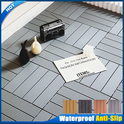 Wpc decking tiles garden - 11,