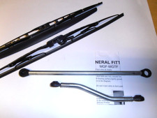 MGF MGTF Wiper motor linkage set+Spoiler Blades. 93-09 (Sameday Dispatch)
