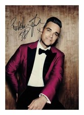Robbie williams autograph - robbie,