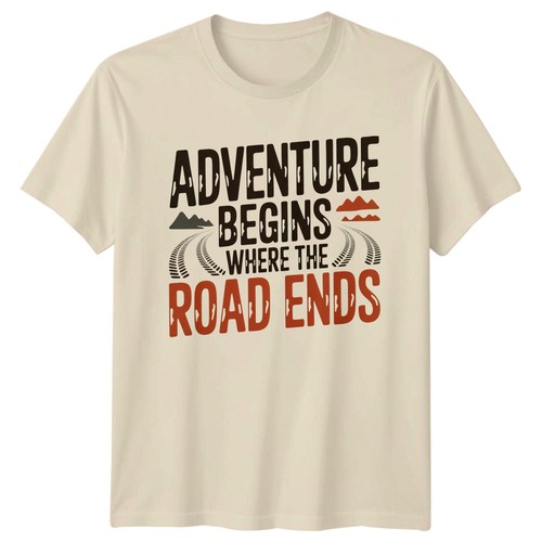 Adventure begins shirt - adventure, t-shirt