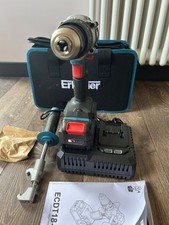 Erbauer EXT 4Ah Lithium-Ion Combi Drill with a battery ECD18-Li-2