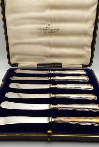 Vintage set six sheffield - -,