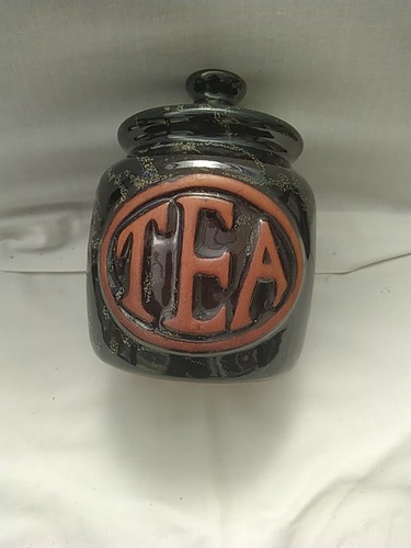 Retro earthenware tea - earthenware, storage