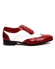 Mens Retro 1920s Faux Patent