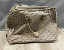 Unisex Holdall Hand Luggage Printed Logo Print Weekender Wheeled Trolley Bag