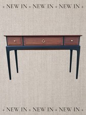 Stag Minstrel Mid Century Modern Console Table With 3 Drawers