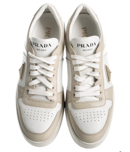 Prada enameled metal triangle - prada,