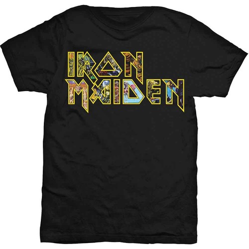 Iron maiden eddie logo black - iron,