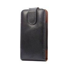for VERTU ASTER P (2018) Genuine Leather Holster Executive Case belt Clip Rot...
