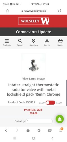 Intatec 15mm straight polished - intatec,