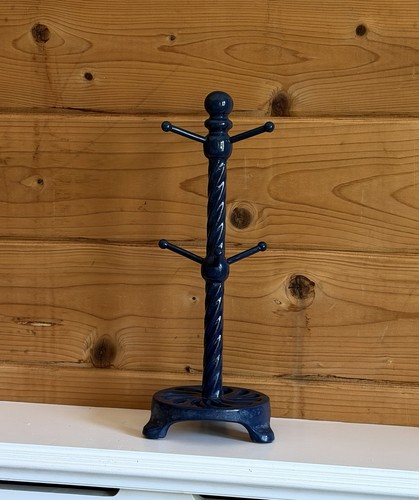 Vintage blue enamelled cast - vintage,