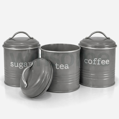 Kitchen canisters tea coffee - kitchen,