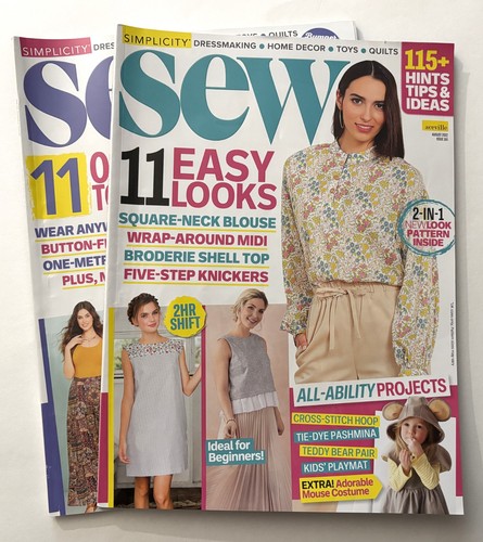 Simplicity sew magazine - magazine, x