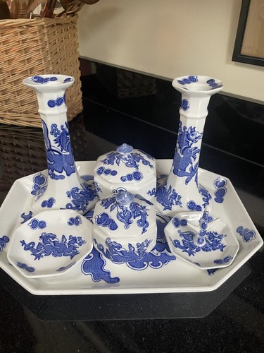 Antique masons ironstone blue - ironstone,