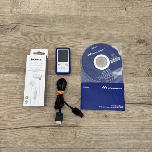 Sony walkman nwz s515 2gb - walkman, blue