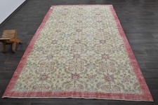 Oushak Turkish Vintage Rug