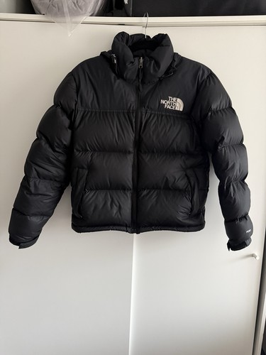 Black north face womens puffer - black,