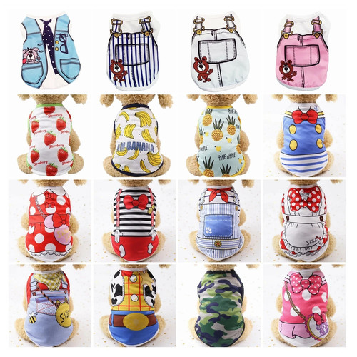 Dog cat pet cotton vest - cotton,