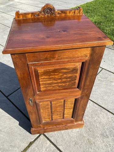 Antique wooden pot cupboard - wooden,