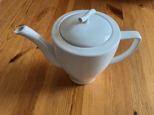 Large white porcelain - white, glossy