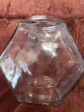 Clear hexagon shaped glass - hexagon,