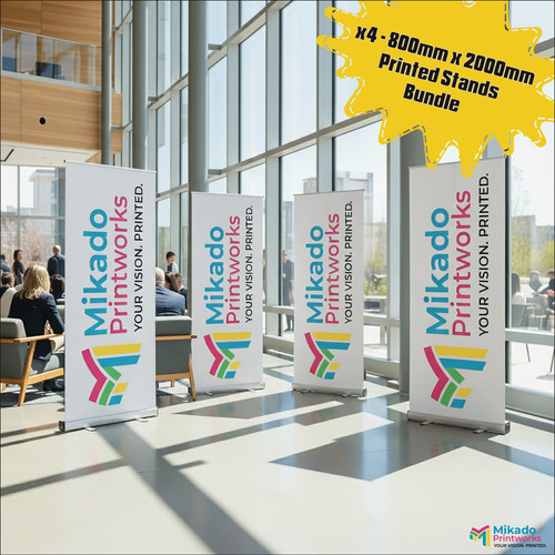 Roller banners printed your - x4,