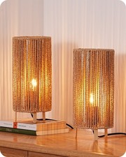 EDISHINE Boho Bedside Lamps