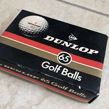 dunlop 65 golf balls. 6 in original box and packaging