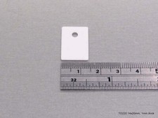 2pc Ceramic Semiconductor Insulator for TO220, 14x20x1mm. UK SellerFast Dispatch