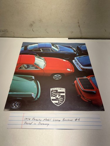 1979 porsche model lineup - model,