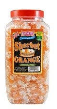 Barnett's Wrapped Sherbet Orange Hard Boiled Sweets (Jar not Included)