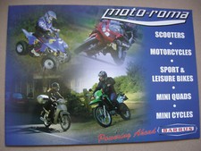 Moto Roma Range brochure, 28 pages UK Models c.2003