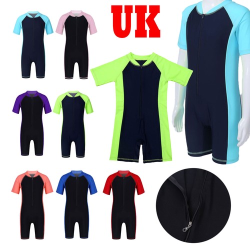 Kids swimming costume zip - costume,