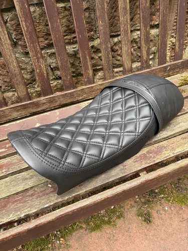 Cafe racer leather seat bmw - seat,