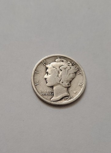 1919 p mercury - 1919-p, dime