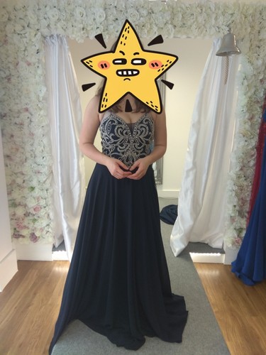 Navy prom dress - dress, unworn