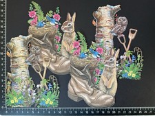 Owl Tree scene And Rabbit with