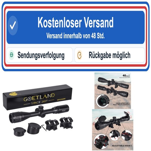 Rifle scope 12x40 airsoft - rifle, 3-12x40