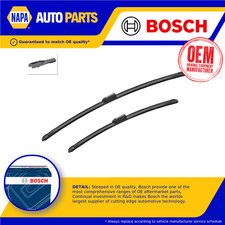2x Wiper Blades (Pair) Flat /