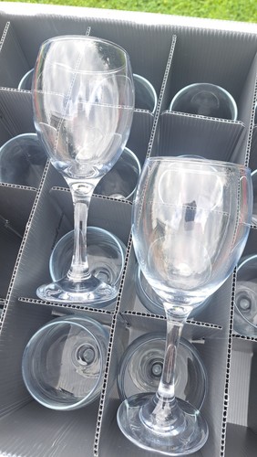 250ml wine glasses toughened - glasses,
