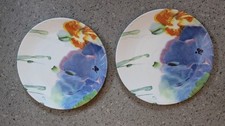 Poole Pottery IRIS PLATES x 2