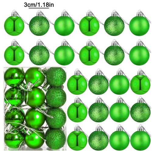 30mm christmas decor baubles - christmas,