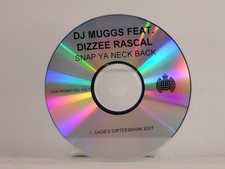DJ MUGGS FT DIZZEE RASCAL SNAP YA NECK BACK (B41) 1 Track Promo CD Single also P